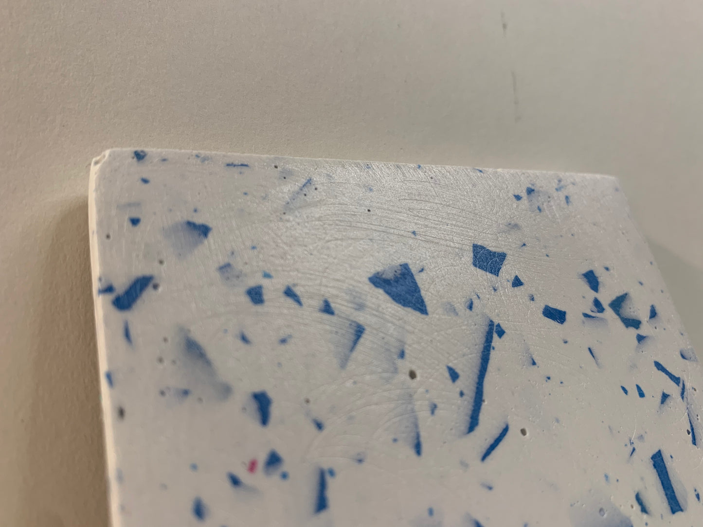 I'm fine | Indigo single coaster - defect