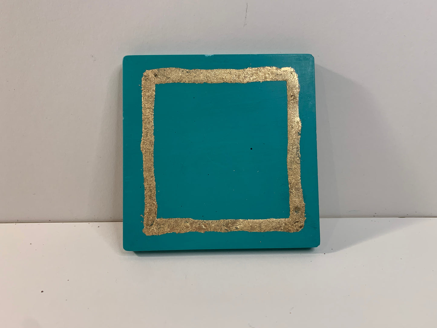 I'm fine | Golden single coaster - defect