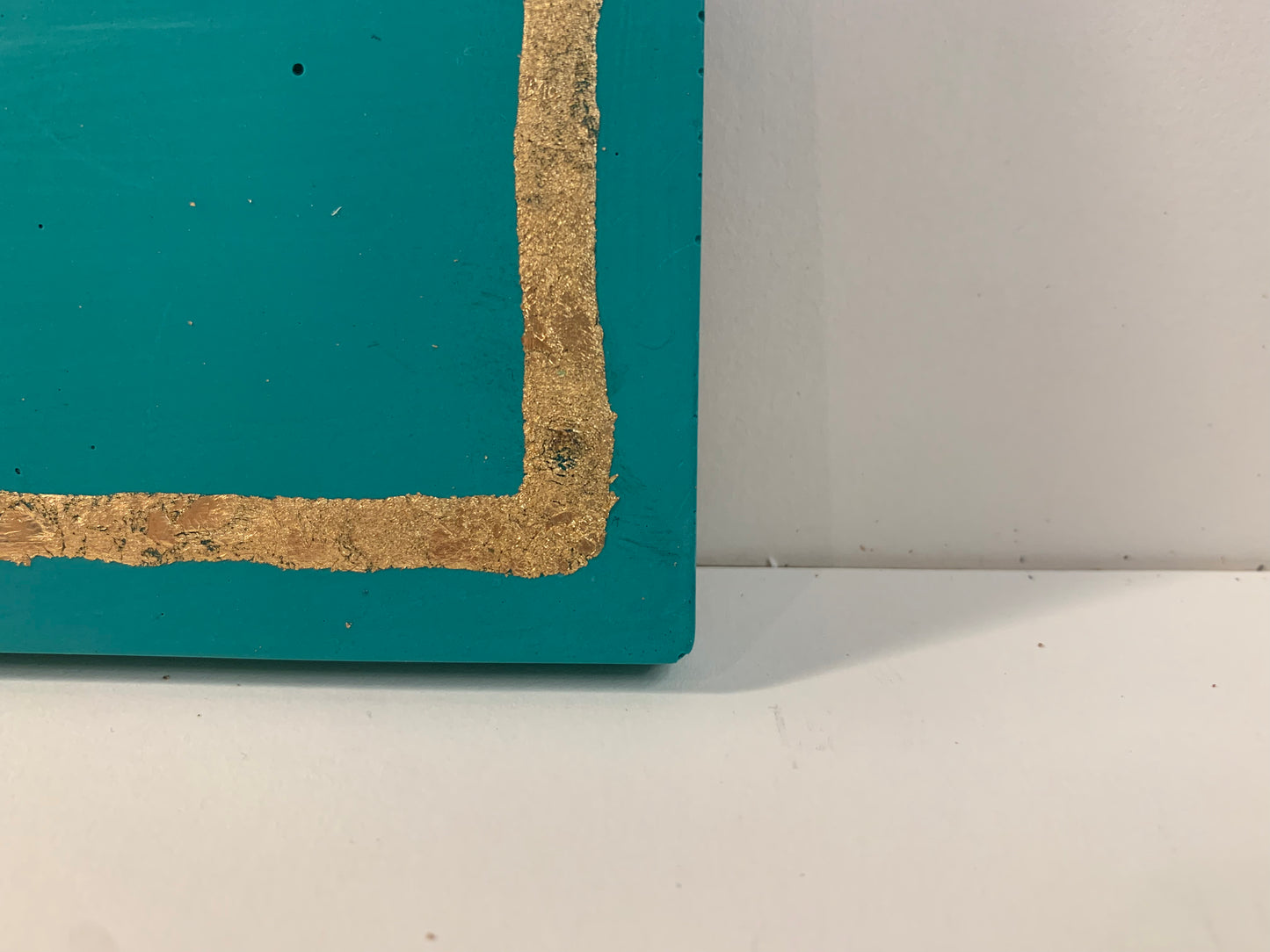 I'm fine | Golden single coaster - defect