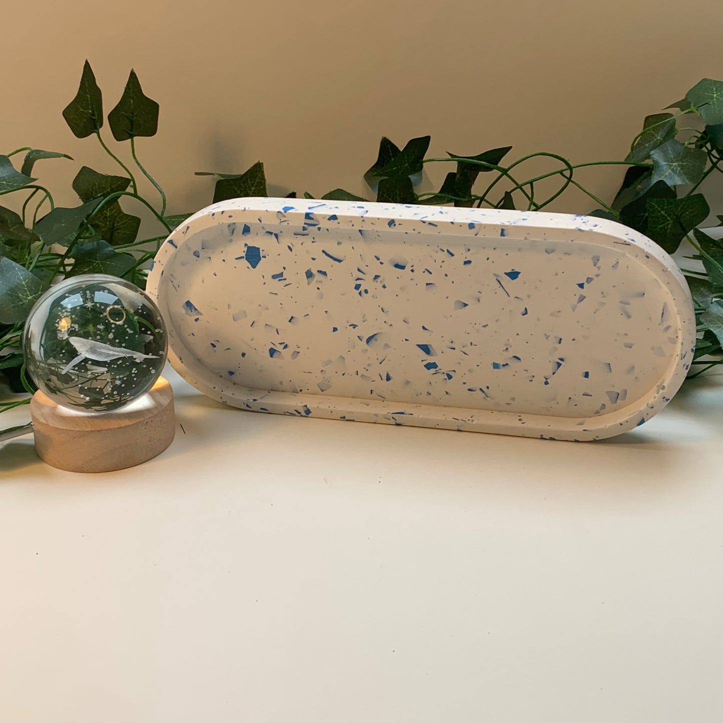 Indigo | Oval Trinket tray