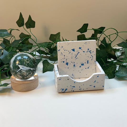 Indigo | Holder and coasters