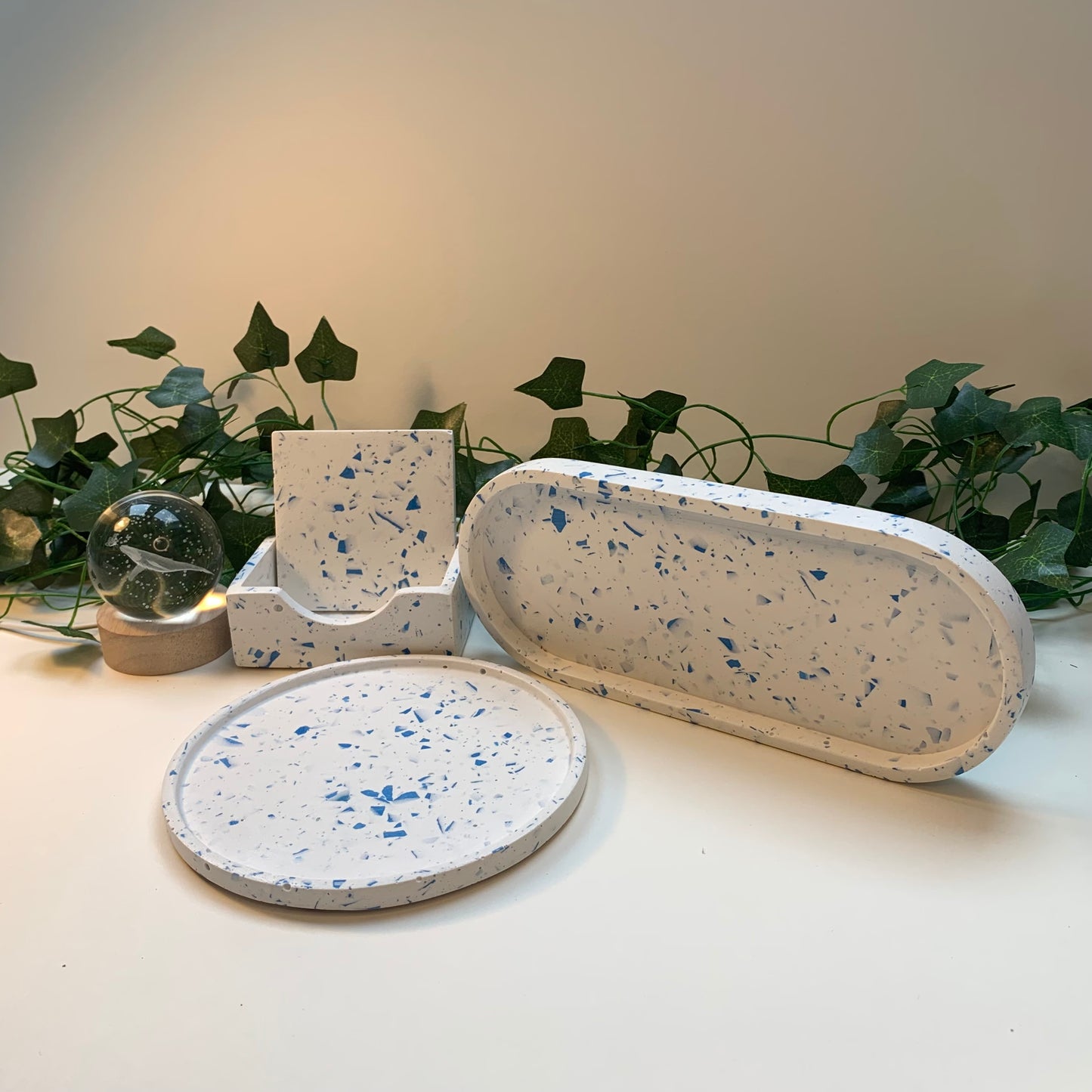 Indigo | Oval Trinket tray