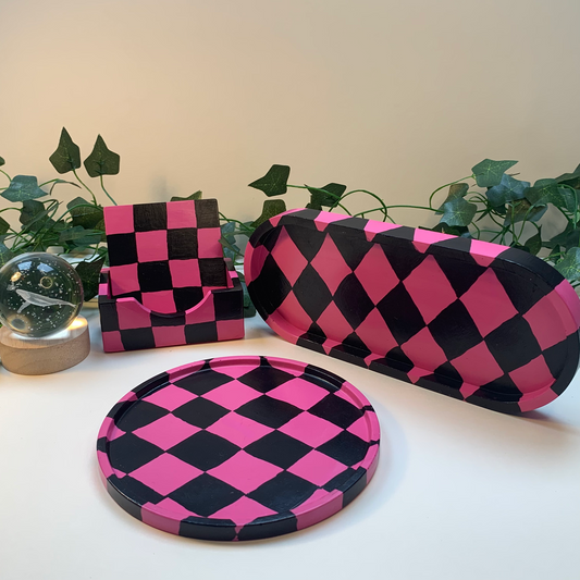 Jack in the Box | Full set of tray, plate and coasters