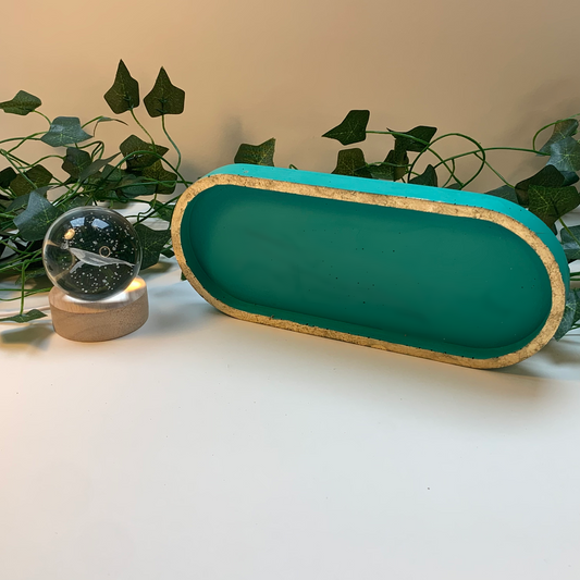 Golden | Oval Trinket tray