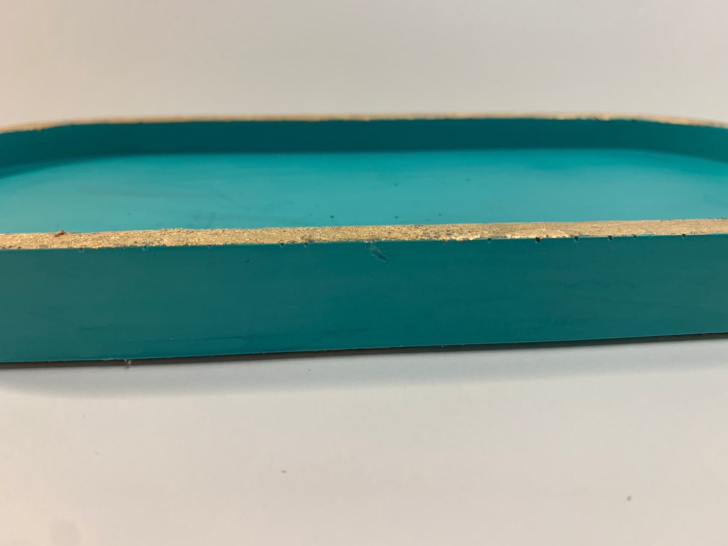 I'm fine | Golden large oval tray - defect