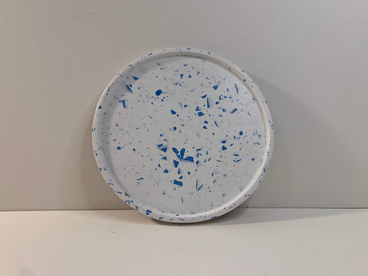 I'm fine | Indigo round plate - defect