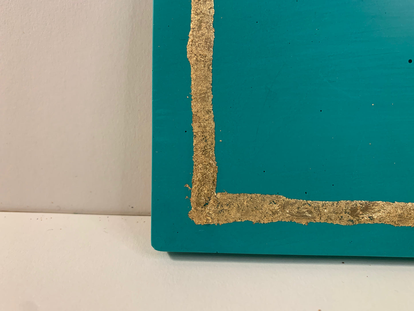 I'm fine | Golden single coaster - defect